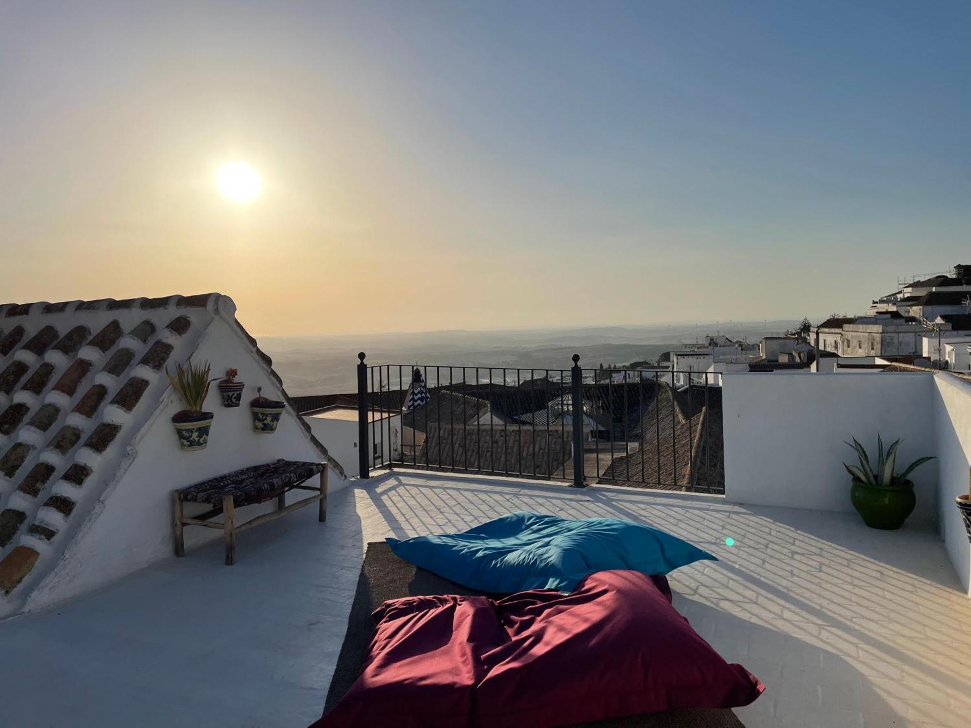 Bed and Breakfast Casa Antigua - Terraza Con Vistas Al Mar Медина-Сидония Экстерьер фото